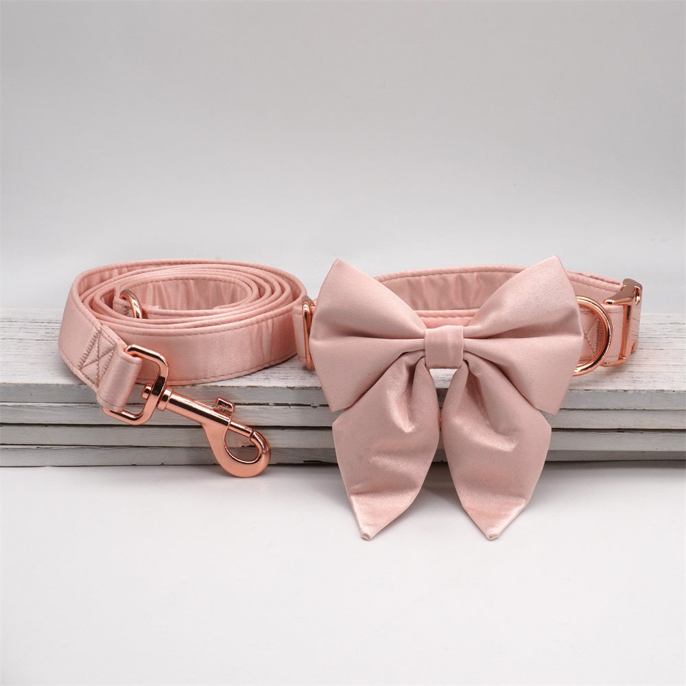 Winnie Bow Collar and Leash